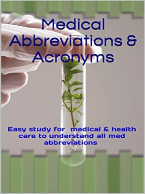 cover image of Medical Abbreviations & Acronyms
